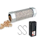 Pellet Smoker Tube 6 Inches Stainless Steel Perforated Wood. Fixed Price $16.25.