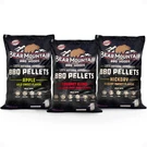 Bear Mountain Bbq Hardwood Gourmet Blend, Hickory, & Apple Pellets, 20 Lb Bags. Fixed Price $60.99.