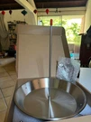 Dolamoty Bbq Vertical Skewer Pan Gyro Spit Shawarma Stand For Oven. Fixed Price $25.91.