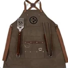 New Pittsburgh Steelers Bbq Apron Grill Tools Picnic Time Waxed Canvas Open Box. Fixed Price $55.00.