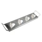 Man-law Barbeque Grill Baked Potato Rack Stainless Steel 17.75" X 3.75" MAN-PR1. Fixed Price $7.95.