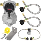 Detoypapa Rv Propane Regulator 2-STAGE Auto Changeover Lp Tank Hoses W/ Gauge. Fixed Price $80.82.