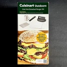 Cuisinart Smash Burger Kit Cast Iron Press Spatula Shaker 100 Papers New. Fixed Price $22.99.