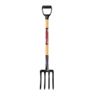 28 In. D-grip Short Wood Handle 4-TINE Spading Garden Fork. Fixed Price $68.42.