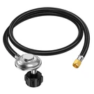Vieaube 4 Propane Regulator Hose For Grill Feet, Black. Fixed Price $20.41.