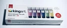 Kingart Pro Acrylic Set - 22ML Unique Colors New Factory Sealed. Fixed Price $24.88.