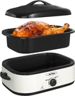 Sunvivi Electric Roaster Oven With Self-basting Lid, 14-QUART 14QT, White. Fixed Price $120.64.