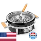 Onlyfire Grills Ceramic Hibachi Charcoal Grid Lifter 14 Portable Bbq. Fixed Price $202.02.
