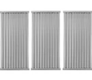 3 Pack Bbqration Stamped S. Steel Emitter Heat Plate Commercial Grill 18 7/16. Fixed Price $83.55.