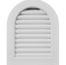 Ekena Millwork 14"W X 20"H Round Top White Pvc Gable VENT/19"W 25"H Frame Size. Fixed Price $89.75.