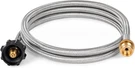Shinestar 6FT Stainless Braided Propane Hose Adapter 1LB To 20LB Tank Us. Fixed Price $19.99.