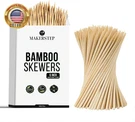 Natural Bamboo Skewers For Bbq. Appetizer, Kebab, Fruit, Cocktail Drinks. Th. Fixed Price $9.46.