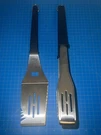 The Pampered Chef Large Bbq Grill Tools Spatula W/ Cover + Tongs. Fixed Price $15.99.