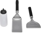 Weber Griddle Set 3 Pcs Stainless Steel Spatula Scraper Squeeze Bbq Top Grilling. Fixed Price $24.99.