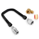 Stanbroil 3/8" 12" Non-whistle Flexible Gas Line Inch, Black. Fixed Price $42.22.