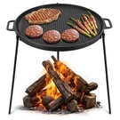 Onlyfire 18" Campfire Grill Griddle, Double Sided Reversible Portable Campfir.... Fixed Price $144.75.