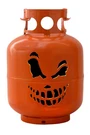Flame King Jack Lantern Halloween Steel Converted Bbq Propane Tank Cylinder,. Fixed Price $89.11.