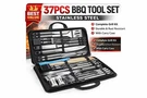 37PCS Bbq Grill Tool Set Stainless Steel Kit W/ Case Outdoor Barbecue. Fixed Price $33.80.