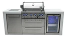 Mont Alpi Burner Deluxe Island With Fridge Cabinet MAI400-DFC Natural Gas. Fixed Price $6029.10.