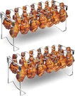 Chicken Leg Rack For Grill 14 Slots 2-PIECE Set Professional Grade.... Fixed Price $23.30.