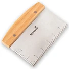 Dough Cutter For Bread And Pizza - Stainless Steel Metal Griddle Scrape.... Fixed Price $16.93.