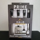 Halo Prime Essential Pellet Grill Kit Heavy Duty Stainless Steel Cookware. Fixed Price $79.99.