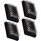 Leonyo 4 Pack Grill Brush Replacement Heads 3.3 X 2.5 1.2 Inches, Black. Fixed Price $18.99.