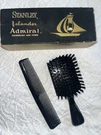 Vintage Stanley Nylon Bristle Black Brush Comb Set. Fixed Price $20.00.
