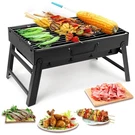 Uten Charcoal Grill, Bbq Folding Portable Lightweight Smoker Bar.... Fixed Price $36.25.