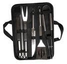 Tailgater Tire Table Bbq Grilling Set Stainless Steel 9PC Including Carry Case. Fixed Price $35.95.