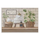 Stupell Industries Comforting Bathroom Spa Still Life Wood Wall Art, Design B.... Fixed Price $31.33.