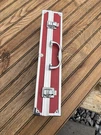 This 3 - Piece Red Aluminum Case Designed Hold Barbecue Grill Tools.. Fixed Price $25.00.