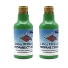 Twin Pack 1/4 Lb Refillable Camping Propane Tank Cylinder Bottle Ships Empty. Fixed Price $56.95.