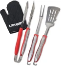 3 Piece Stainless Steel Bbq Grilling Tool Set With Glove Outdoor. Fixed Price $33.43.