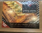 Coastal Cuisine Cedar Grilling Planks Set Of 7" X 16" New Sealed. Fixed Price $9.51.