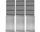 Easibbq Cast Iron Grill Grates And Stainless Steel Emitter Plates For Charbro.... Fixed Price $144.44.