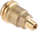 QCC1 Nut Propane Gas Fitting Adapter With 1/4" Male Pipe Thread Brass. Fixed Price $13.77.