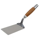 Eiks Stainless Steel Metal Spatula With Wooden Handle L11" X W3.3", Silver. Fixed Price $13.35.