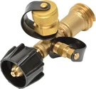 Stanbroil Propane Gas Brass Tee Adapter With 4 Port For Rv Motorhome, Acme Nu. Fixed Price $33.38.