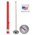 Stainless Steel Pocket Probe Thermometer Gauge For Food Cooking Meat Bbq. Fixed Price $6.95.