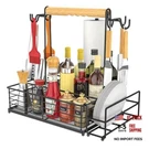 Toncoke Large Grill Caddy With Paper Towel Holder & Side Hooks, All-in-one Bbq. Fixed Price $55.18.