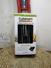 3 New Cuisinart Grilling Tool Set Fork Spatula Tongs Professional Chef Red. Fixed Price $16.00.