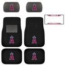 New Mlb 7PC Set Angels Truck Car Floor Mats/license Plate Frame/ Headrest Covers. Fixed Price $62.58.