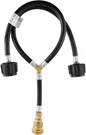 Y Shape Propane Splitter Hose Converter Adapter, Qcc/pol Outlet And Inlet,. Fixed Price $43.78.