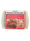 Mr. Bar-b-q Original Premium Marinade And Serving Caddy. 3 Piece Nested Set. New. Fixed Price $21.37.