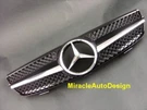 Set Of Black Front Grille For 2003-2009 Mercedes Benz W209 Clk-class C209, A209. Fixed Price $160.00.