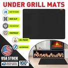 52" X 76" Premium Glass Fibre Fireproof & Waterproof Large Bbq Grill Floor Mat. Fixed Price $48.99.