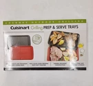 Cuisinart CPK-200 Grilling Prep And Serve Trays Black Red Large 17 X 10. 5. Fixed Price $15.99.
