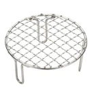 5 Inch Round Cooking Rack Stainless Steel Bbq Grill Baking With Legs. Fixed Price $17.51.