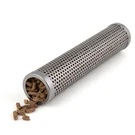 Grillpro Stainless Steel Pellet Smoker Tube With Brush 00181. Fixed Price $12.95.
